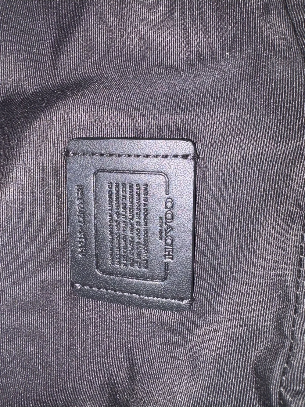 Coach Brown Signature Crossbody Bag with Black Strap